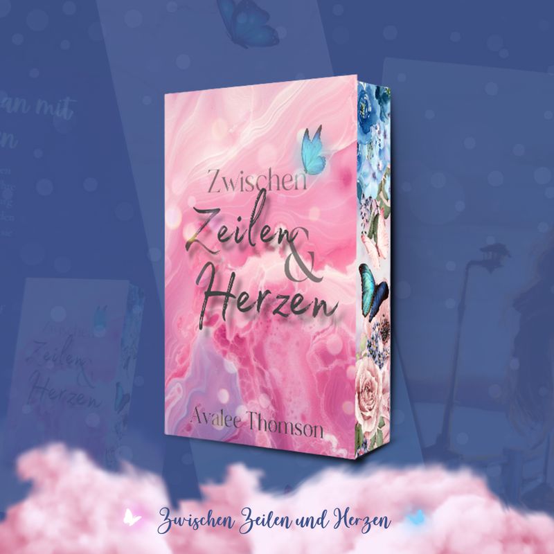 Zwischen Zeilen und Herzen - Buch mit Farbschnitt