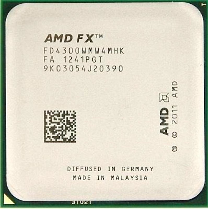 AMD FX 4300 3.8GHz 4M Quad Core desktop processors CPU Socket AM3+
