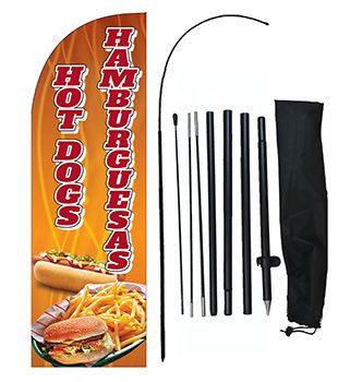 Hot Dogs Hamburguesas 5679T Largo: 220 cm