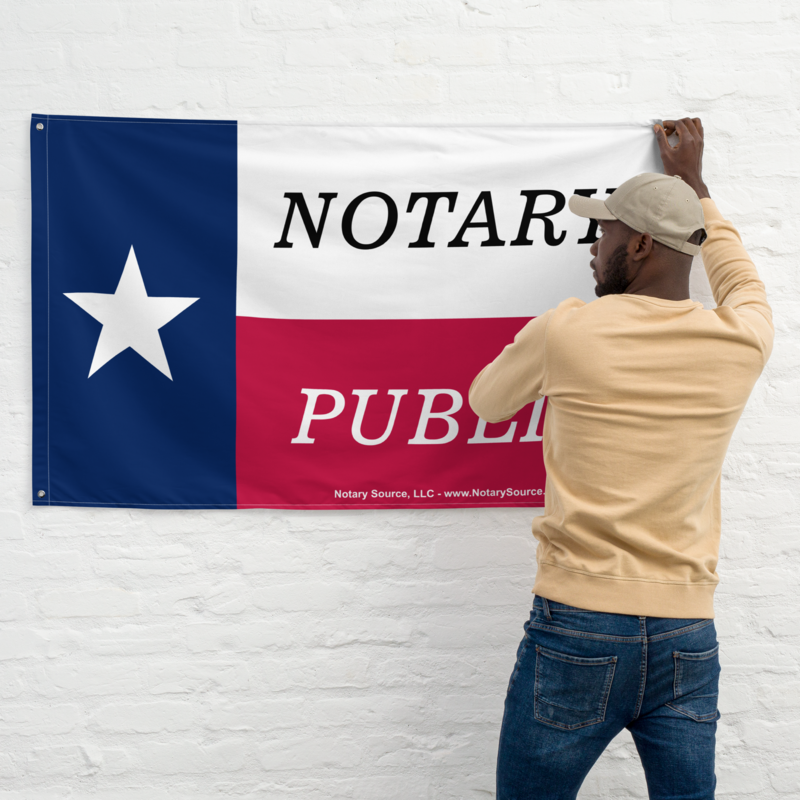 Texas Notary Public Flag