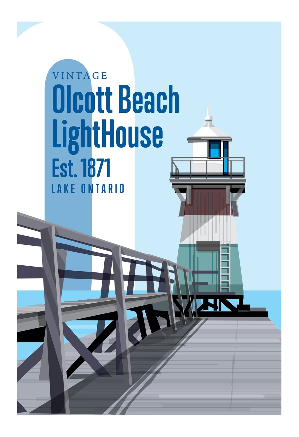 OLCOTT BEACH LIGHTHOUSE OLCOTT BEACH LIGHTHOUSE