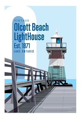 OLCOTT BEACH LIGHTHOUSE