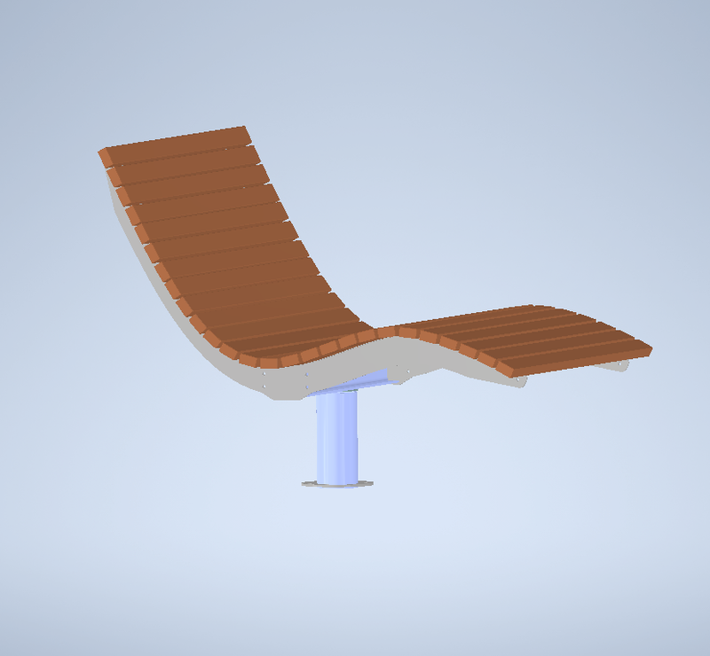 Waldsofa 360° "Montageplatte"