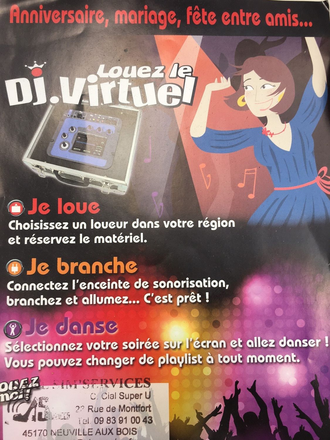 Dj virtuel activation 24 h