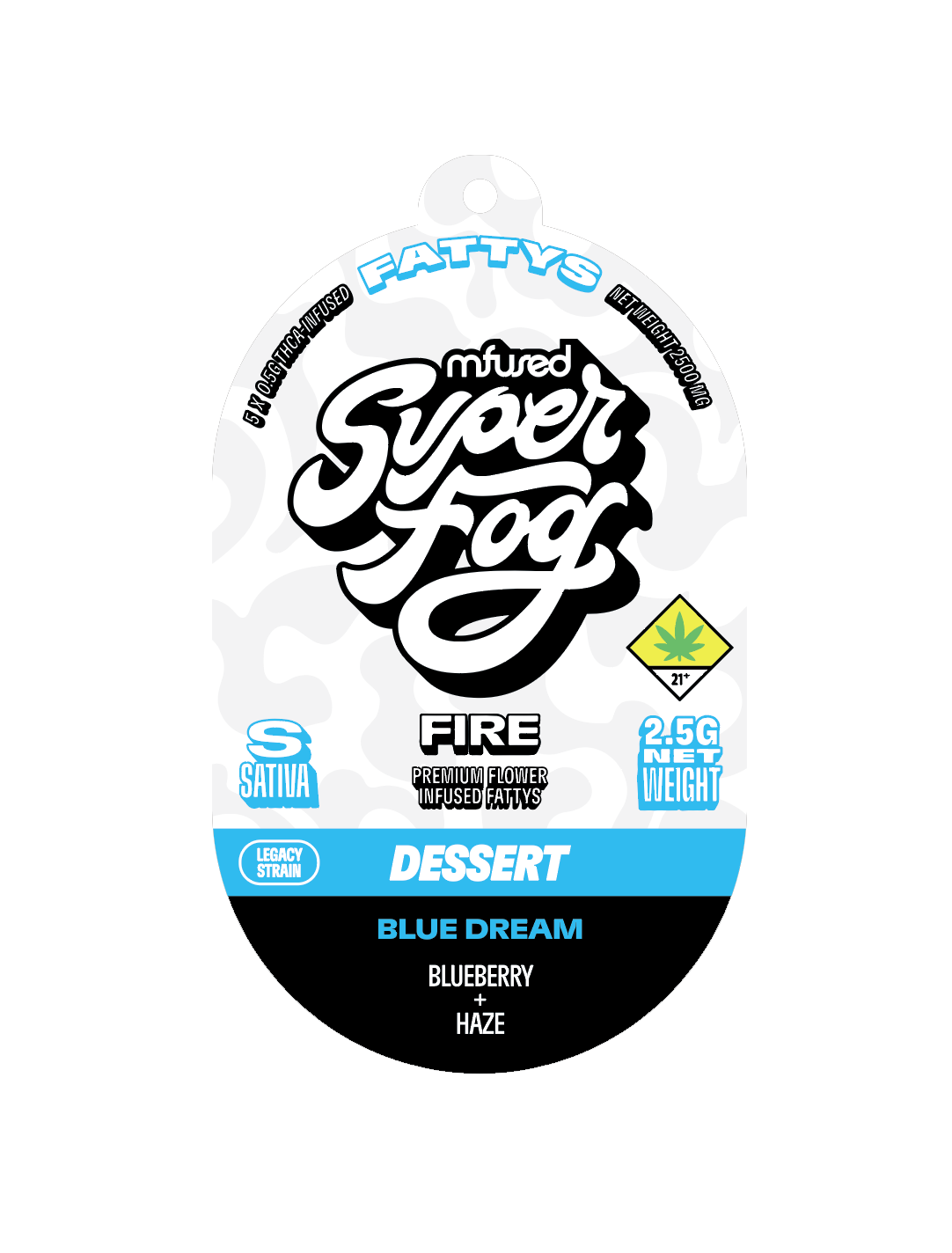 Mfused Superfog Fire Blue Dream