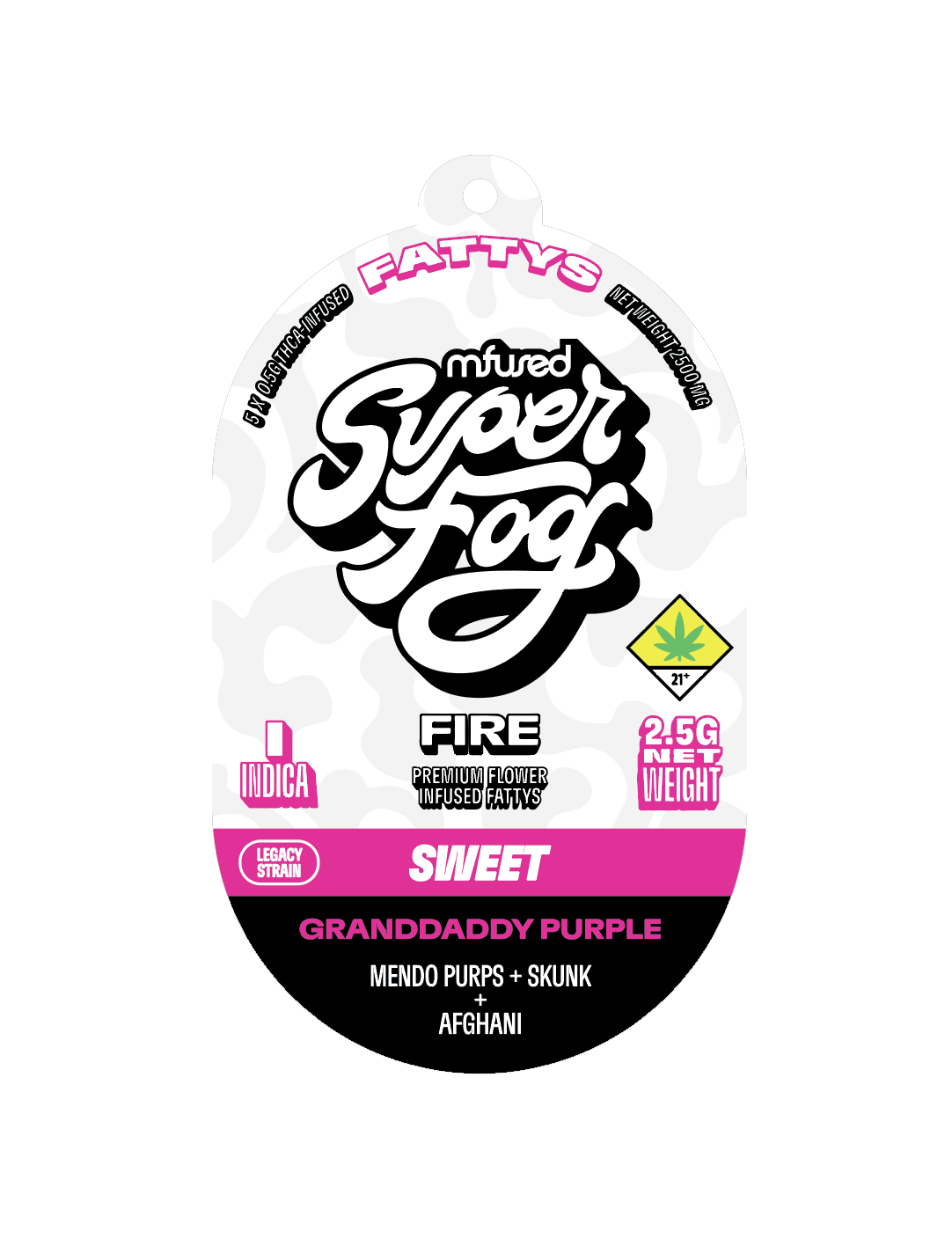 Mfused Superfog Fire Grandaddy Purple