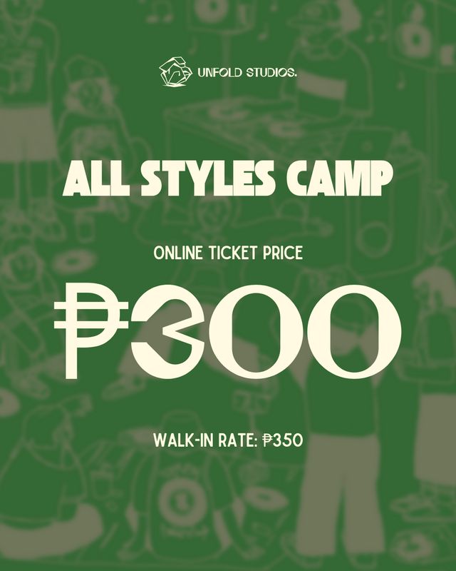 ALL STYLES CAMP (Online Ticket)