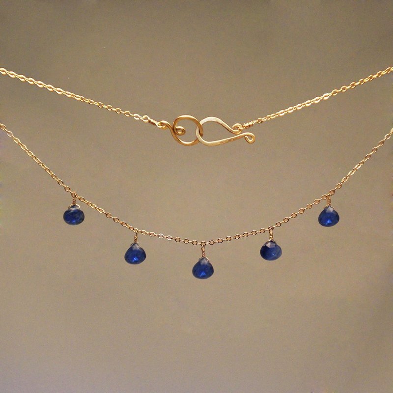 Kyanite 5-Drop Necklace