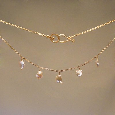 Pearl 5-Drop Necklace