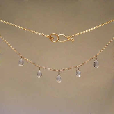 Quartz 5-Drop Necklace