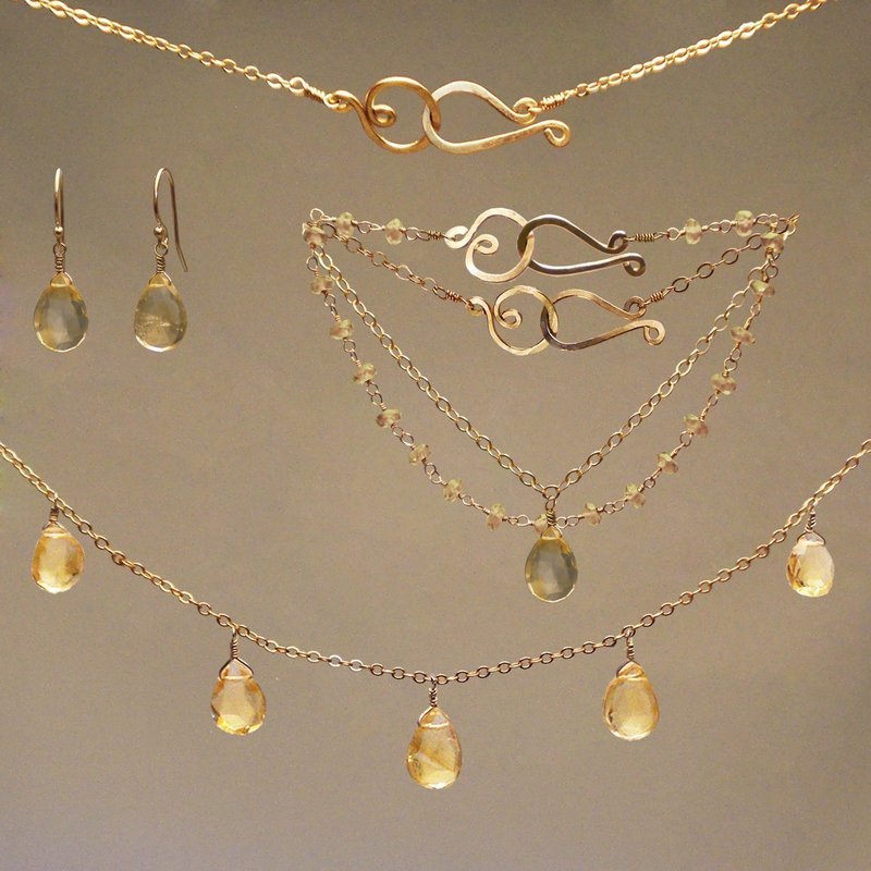 Citrine GemRx Jewelry Set