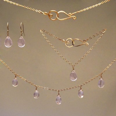 Rose Quartz GemRx Jewelry Set