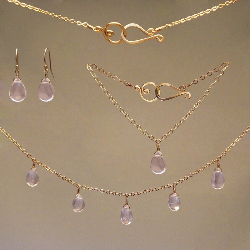 Rose Quartz GemRx Jewelry Set