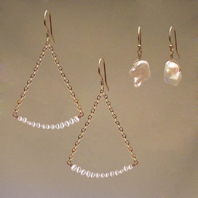 Earrings: Pearl