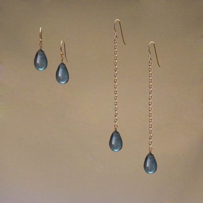 Earrings: Labradorite