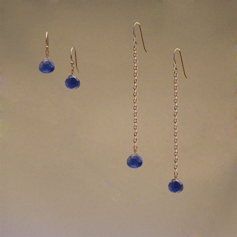 Earrings: Kyanite