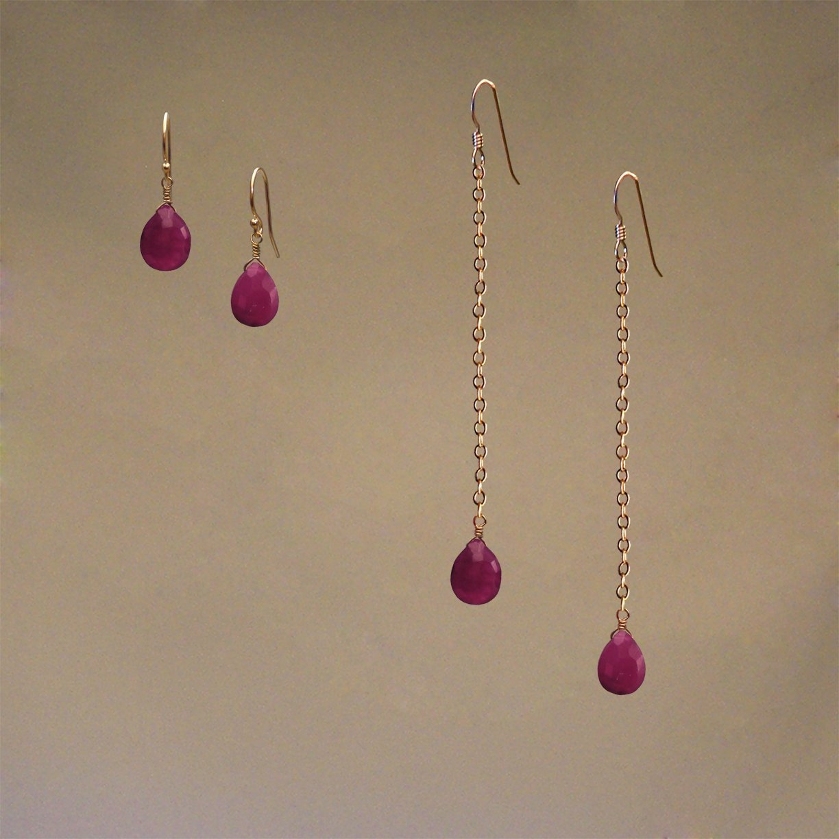 Earrings: Ruby