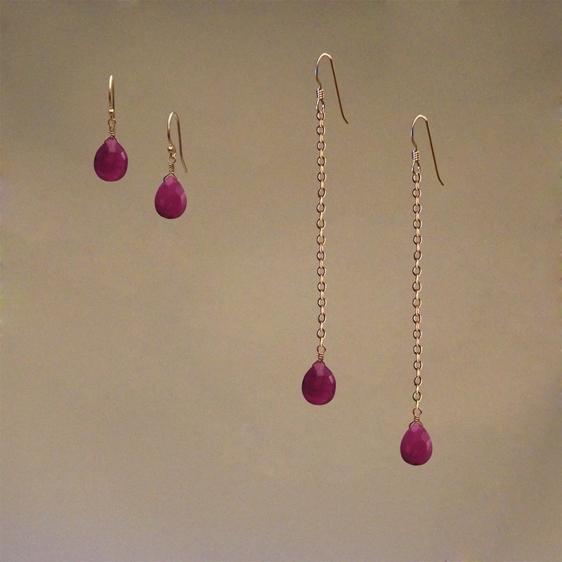 Earrings: Ruby