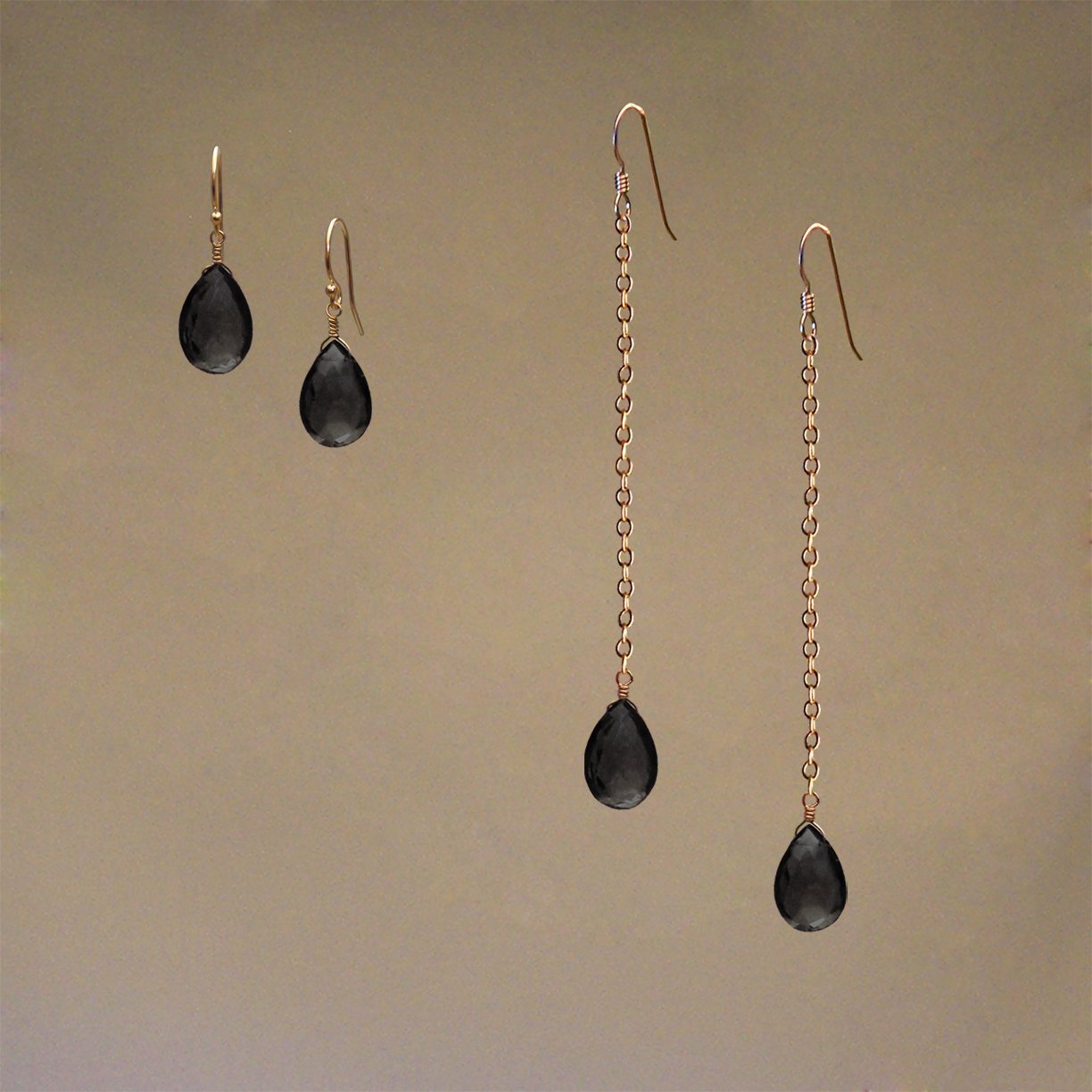 Earrings: Spinel
