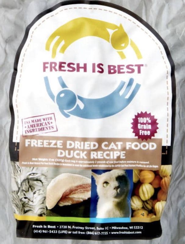 Fresh Is Best Duck Cat Food