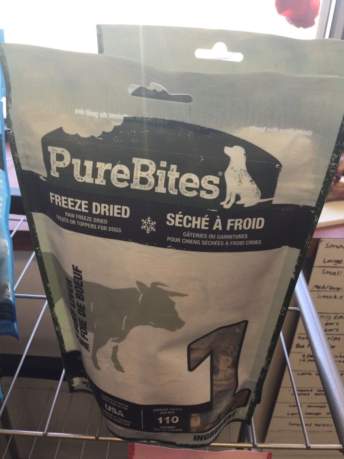 PureBites Freeze Dried Beef Liver Dog Treats