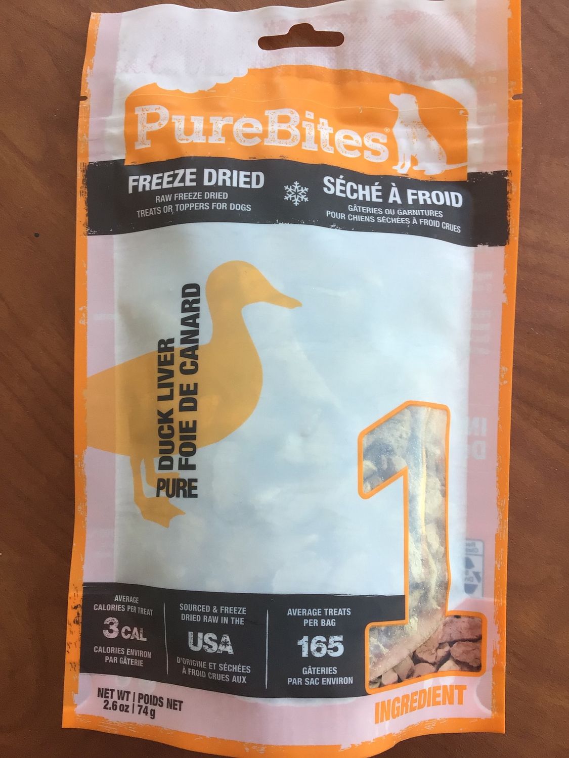 PureBites Freeze Dried Duck Liver