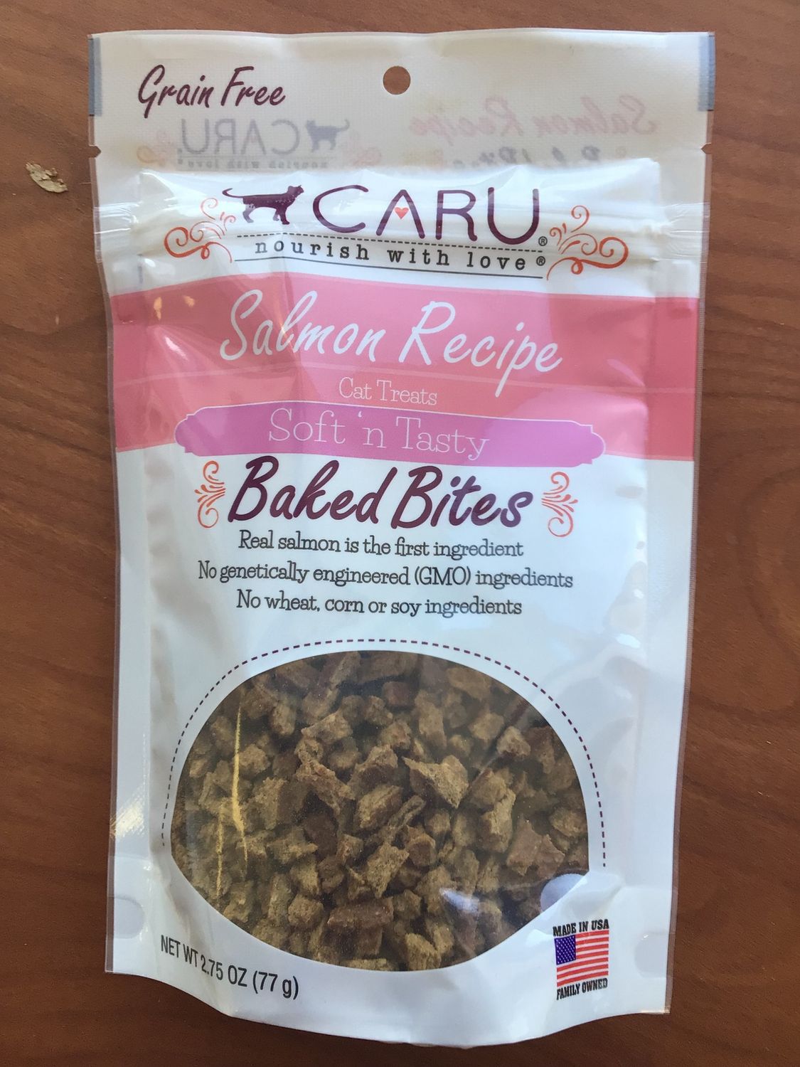 Caru Baked Bites Cat Treats Salmon