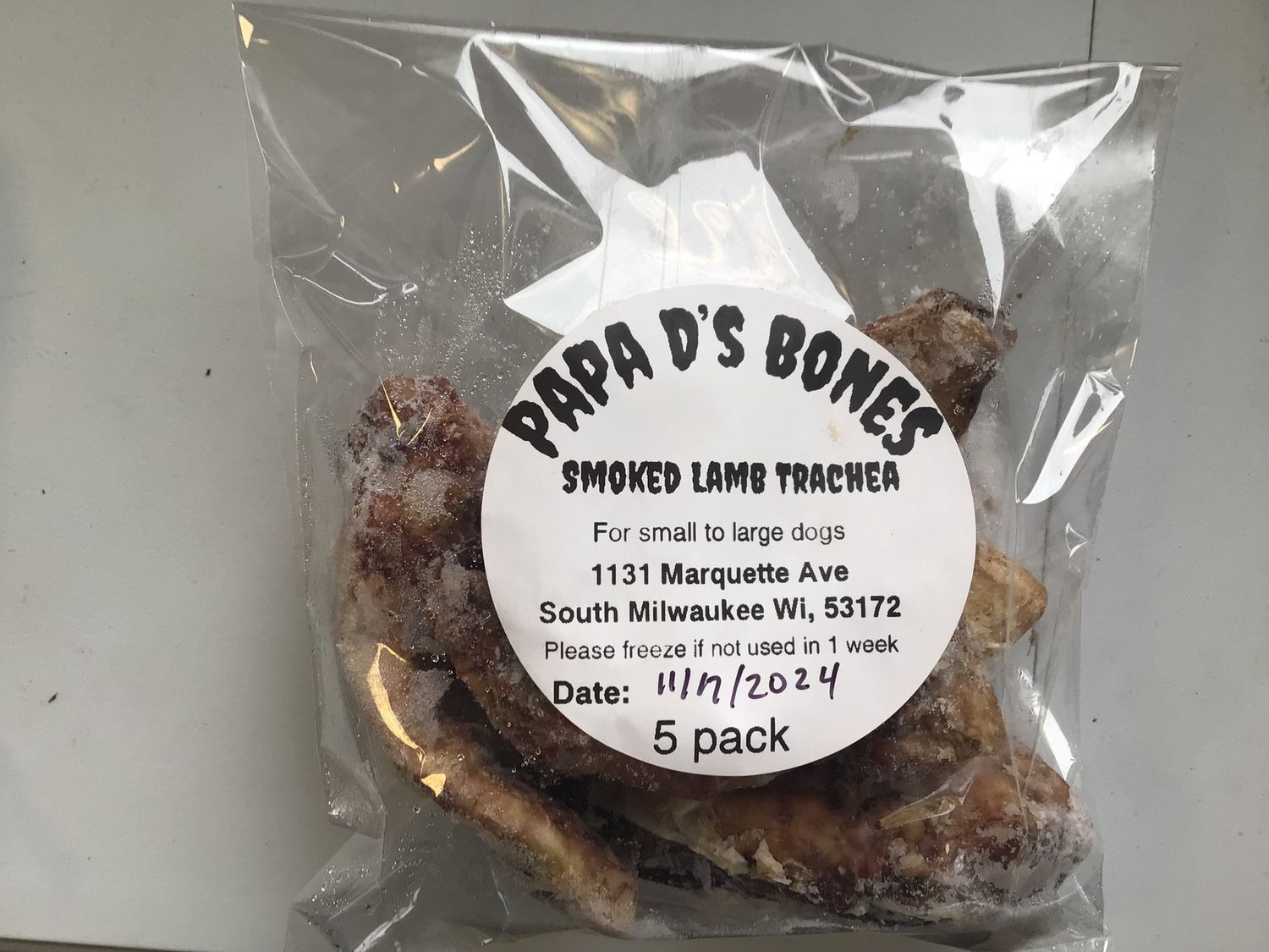 Smoked Lamb Trachea 5pack