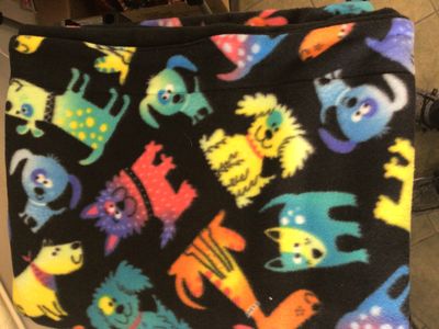 Homemade Blanket &amp; Mittens