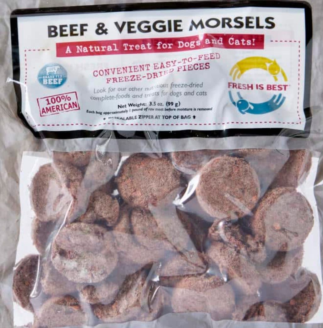 Freeze Dried Beef &amp; Veggie Morsels
