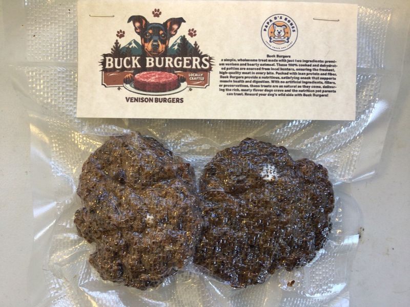 Buck Burgers Venison Treat Patties