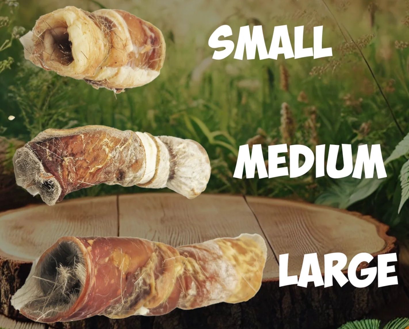 Deer Skin Jerky Rolls All Natural Dog Chews