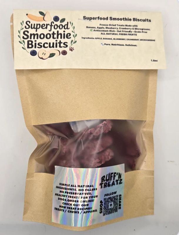 Ruffn Ready Superfood Smoothie Biscuits for Dogs and Cats