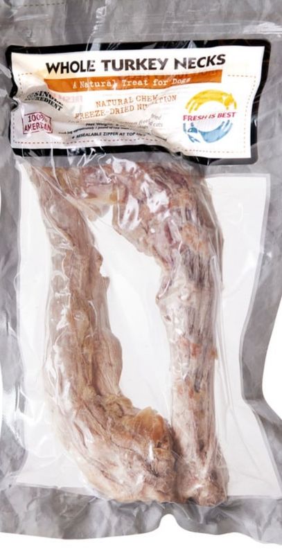 Freeze Dried Whole Turkey Necks