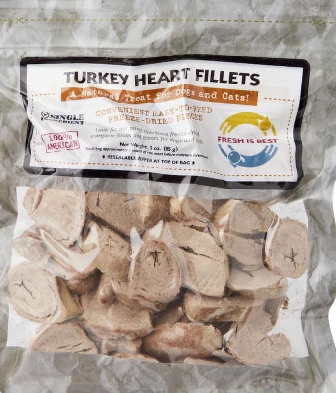 Freeze Dried Turkey Heart Fillets