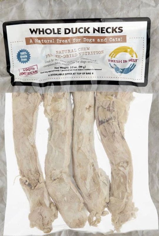 Freeze Dried Whole Duck Neck