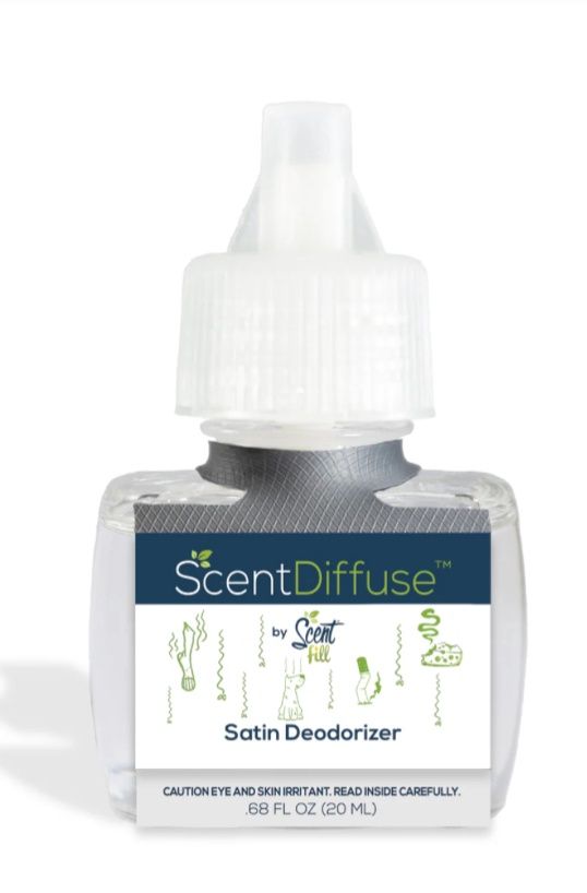 ScentDiffuse Deodorizer Air Freshner for Malodor Removal, Scents: Satin Multipurpose Deodorizer