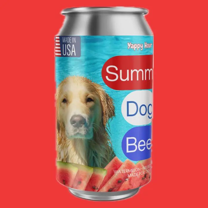 Summer Dog Beer Watermelon