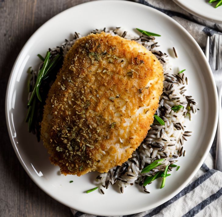 Chicken Kiev with White and Wild Rice...10 person minimum
