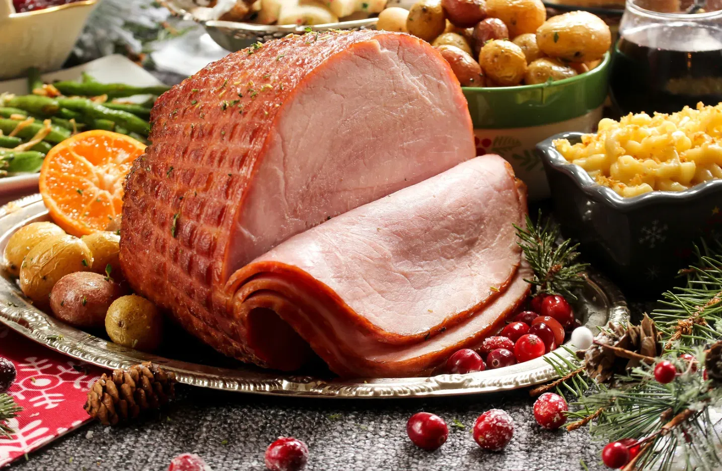 Brines Famous Double Smoked Ham Dinner