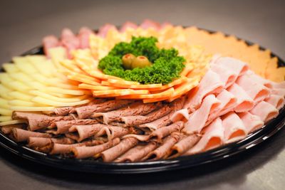 Cold Meat and Cheese Sandwich Trays...10 person minimum (BL)