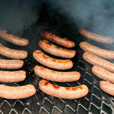 Brines Smoked Brats...10 person minimum (BL)