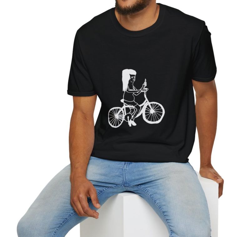 She Rides With Knives T-Shirt by Anti-Inc