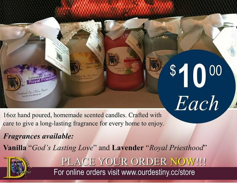 Destiny Temple's Scented Candles