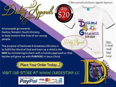 Destined 4 Greatness - Kid Tees