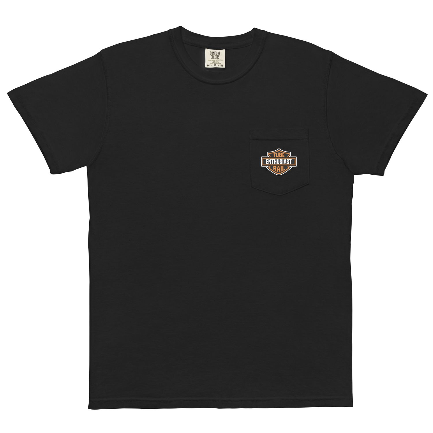 Retro Tube Rail Enthusiast Graphic T-Shirt