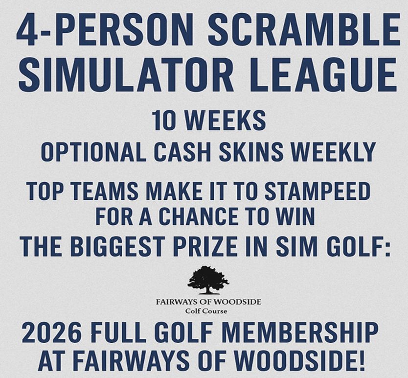 4-PERSON GOLF SIM LEAGUE ON TRACKMAN-2026