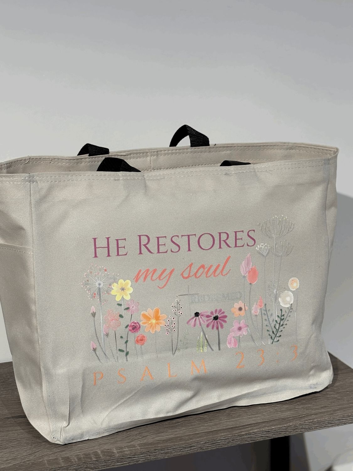 Bible Bag - He Restores My Soul