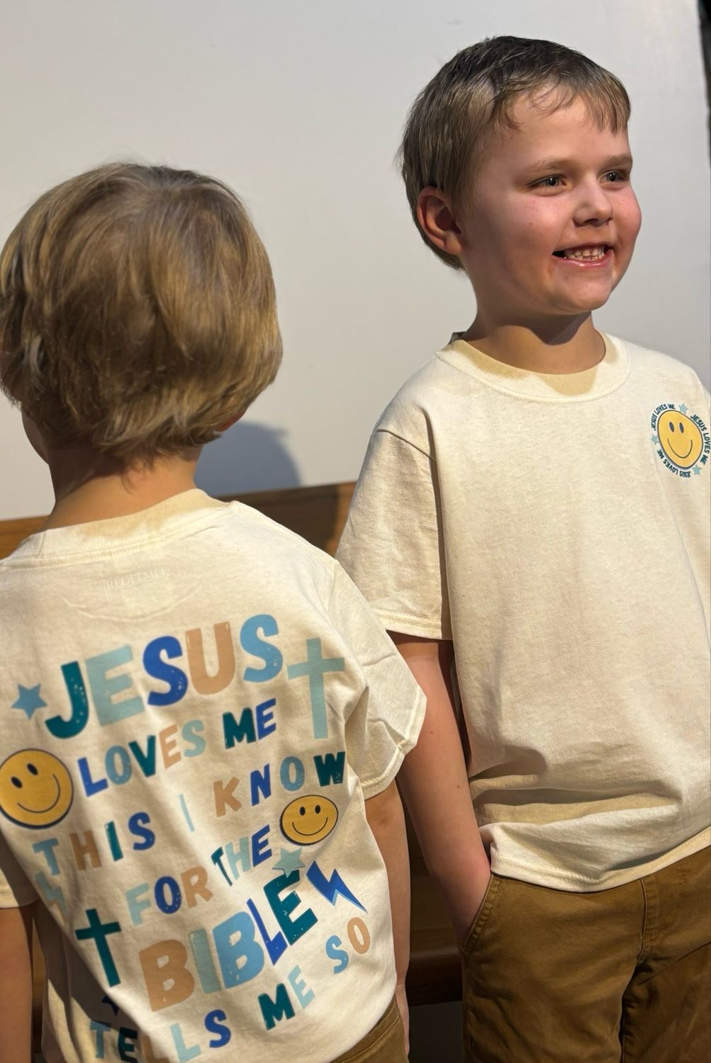 Jesus Loves Me Smiley Tee