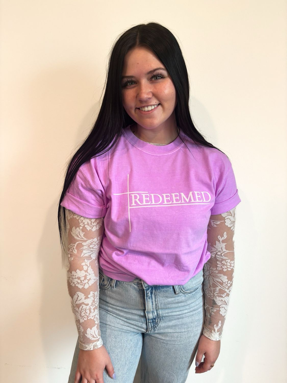 Brand Tee - Neon Lavender